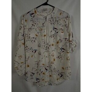 Women's ANGVNS Floral Blouse - Size Large